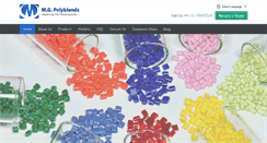 Desktop Screenshot of mg-polyblends.com